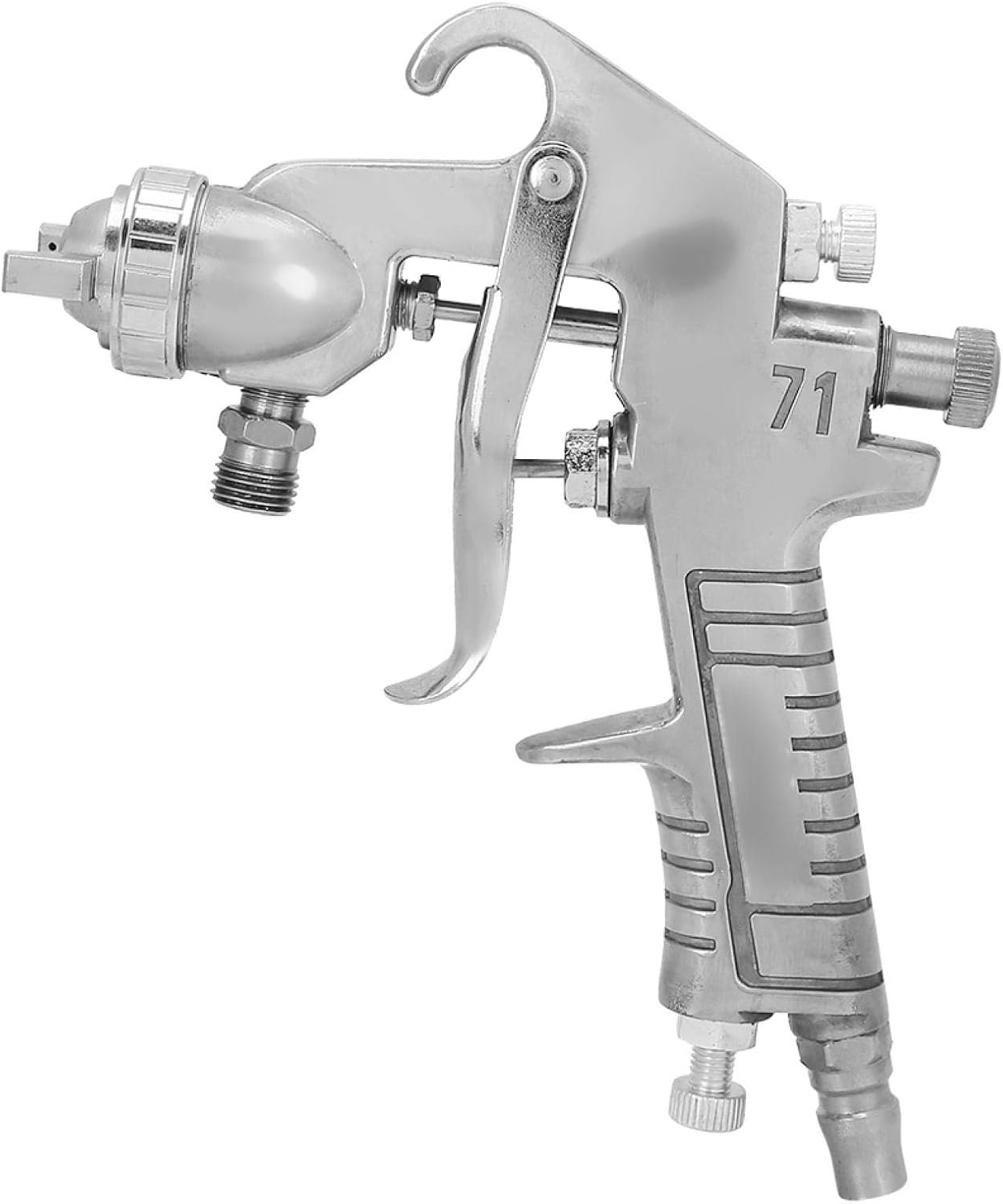 Glaze Paint Spray Gun Stainless Steel Ceramic Art Painting Sprayer with 1.5mm Diameter Nozzle,Paint Spray Gun for Ceramic Glaze Spraying Mold Coloring - Image 4