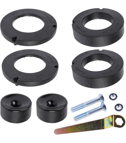1" Front Spring Spacer Leveling Kit For Jeep Wrangler JK/JL/JT (2007-2025 Models)