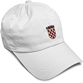 Speedy Pros Soft Baseball Hat Embroidered Dad Hat Croatia Flag Seal Embroidery Men & Ladies Baseball Cap Cotton