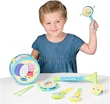 Peppa Pig Musical Band Set Drum Trumpet Tambourine Ages 3+ HTI Toy view 2
