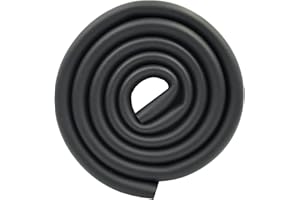 M2cbridge U Shape Extra Thick Furniture Table Edge Protectors Foam Baby Safety Bumper Guard 6.5 Ft (Black)