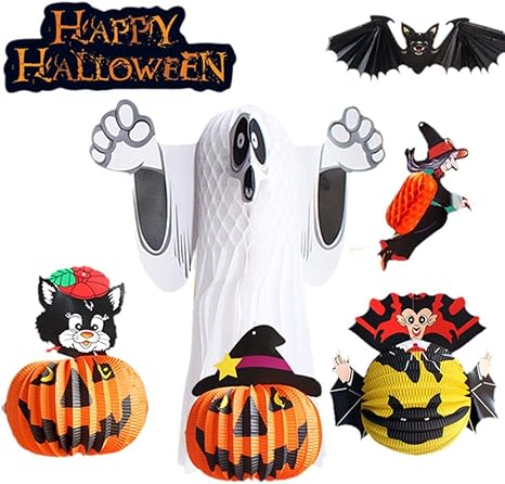 Amazon Eskimoss ハロウィン 装飾 掛け物 ゴースト ジャックランタン 万聖夜 飾り 仮装道具 パーティー イベント カボチャ 巫女 学園祭 ドクロ 子供 パレード Cosplay コウモリ クモ A 湯呑み オンライン通販