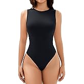 SheBuddy Bodysuits for Women Tummy Control,Thong Shapewear Tummy Control Body Suits,Seamless Shapewear for Women