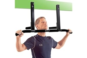Joist Mount Pull Up Bar with Extra Hardware and Mounting Template for Easy Install to Beam or Rafter by Ultimate Body Press