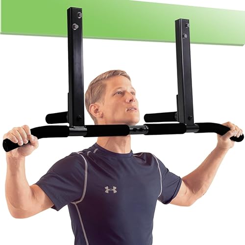 Joist Mount Pull Up Bar with Extra Hardware and Mounting Template