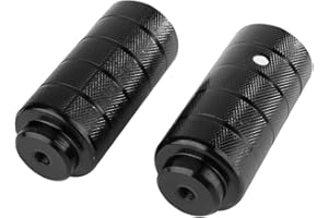 VBESTLIFE Rear Stunt Pegs, 1 Pair Steel Foot Stand Pegs for BMX Axle Peg