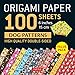 Origami Paper 100 sheets Dog Patterns 6