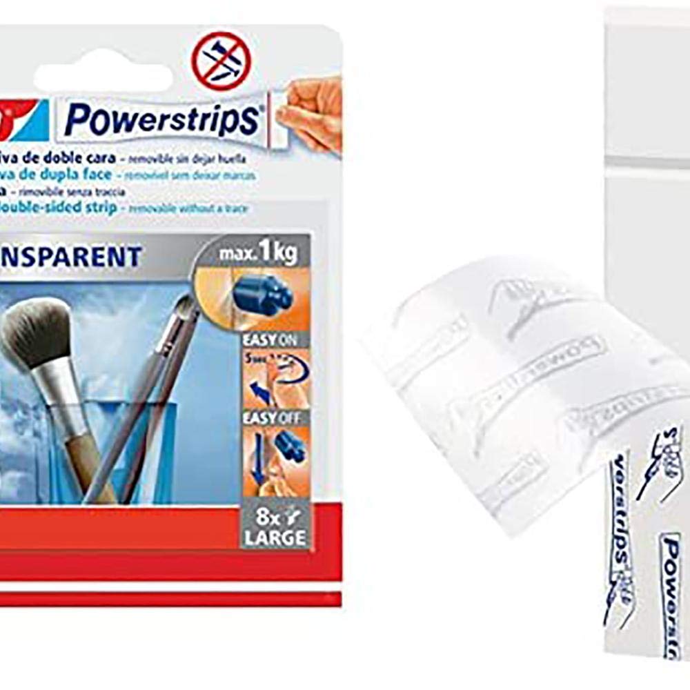 Tesa 948871 Bi Adhesive Strip (Pack of 8)