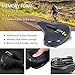 Most Comfortable Bike Seat,Bicycle Saddle for Men Women Padded Soft High Density Memory Foam – Hollow Breathable Rainproof with Dual Shock Absorbing Rubber Balls and Taillight Fit for Road, Mountain,thumb 3