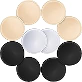 URSMART Round Bra Inserts Pads, Removable and Washable Bra Cups Inserts for Bikinis Top Swimsuit Sport Bra