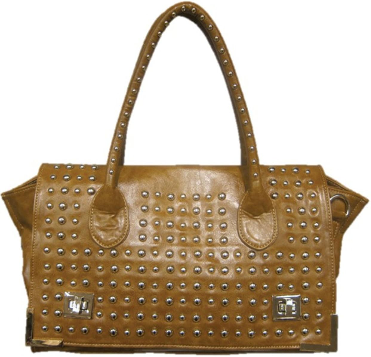 Galian Studded Bags Designer Inspired Handbags Tan Handbags