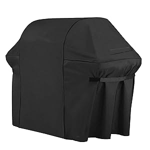 iCOVER Gas Grill Cover-64 inch 600D Canvas Waterproof Fade Resistant Heavy Duty Barbeque BBQ Grill Cover Sized for Weber,Char Broil,Holland, Jenn Air,Brinkmann.G21654.