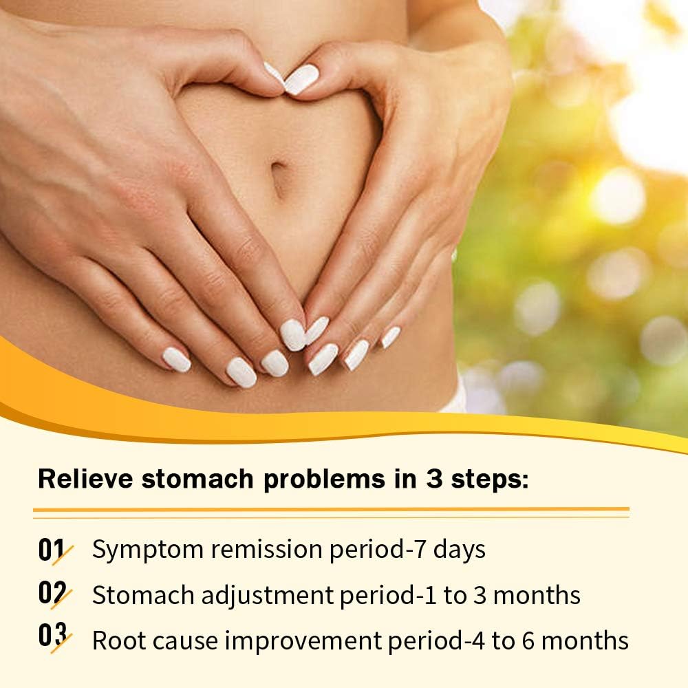 Sino-Sci Stomach Care - Stomach Relief of Stomach Gas and Bloating, Stomach Digestion, Relieve Heartburn and Acid Reflux, 30 Counts: Health & Personal Care