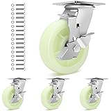 W B D WEIBIDA Heavy Duty Caster Wheels 6 Inch