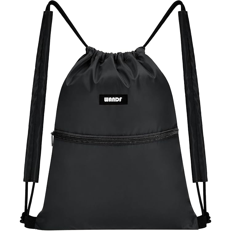 Drawstring Bags JIELISI Waterproof Drawstring Sport Bag Unisex Basketball Soccer Backpack Girls Boys, Gym Sack Drawstring Bag With Inside And Outside - View #9