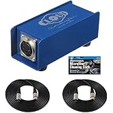 Cloud Microphones Cloudlifter CL-1 Mic Activator + Extra Two (2) XLR Cables Bundle