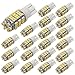 PESIC 20x T10 921 192 194 Wedge RV Trailer 42-SMD LED Super Bright 3500K Warm White Car Backup Reverse Interior Light Bulbs primary