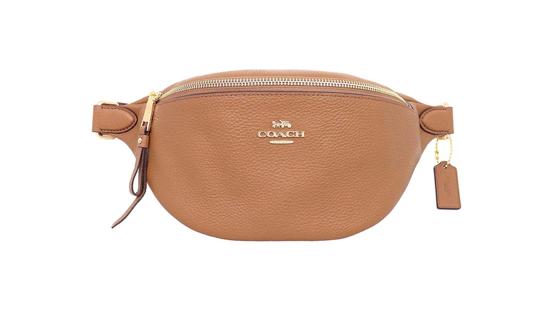 brown coach fanny pack