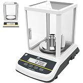 LAB FISH FA3003S Analytical Balance, 300g x 1mg Ext Calibration | Dual display, 300g capacity, 0.001g accuracy, external calibration, lab scale for pharmacy &amp; jewelry weighing