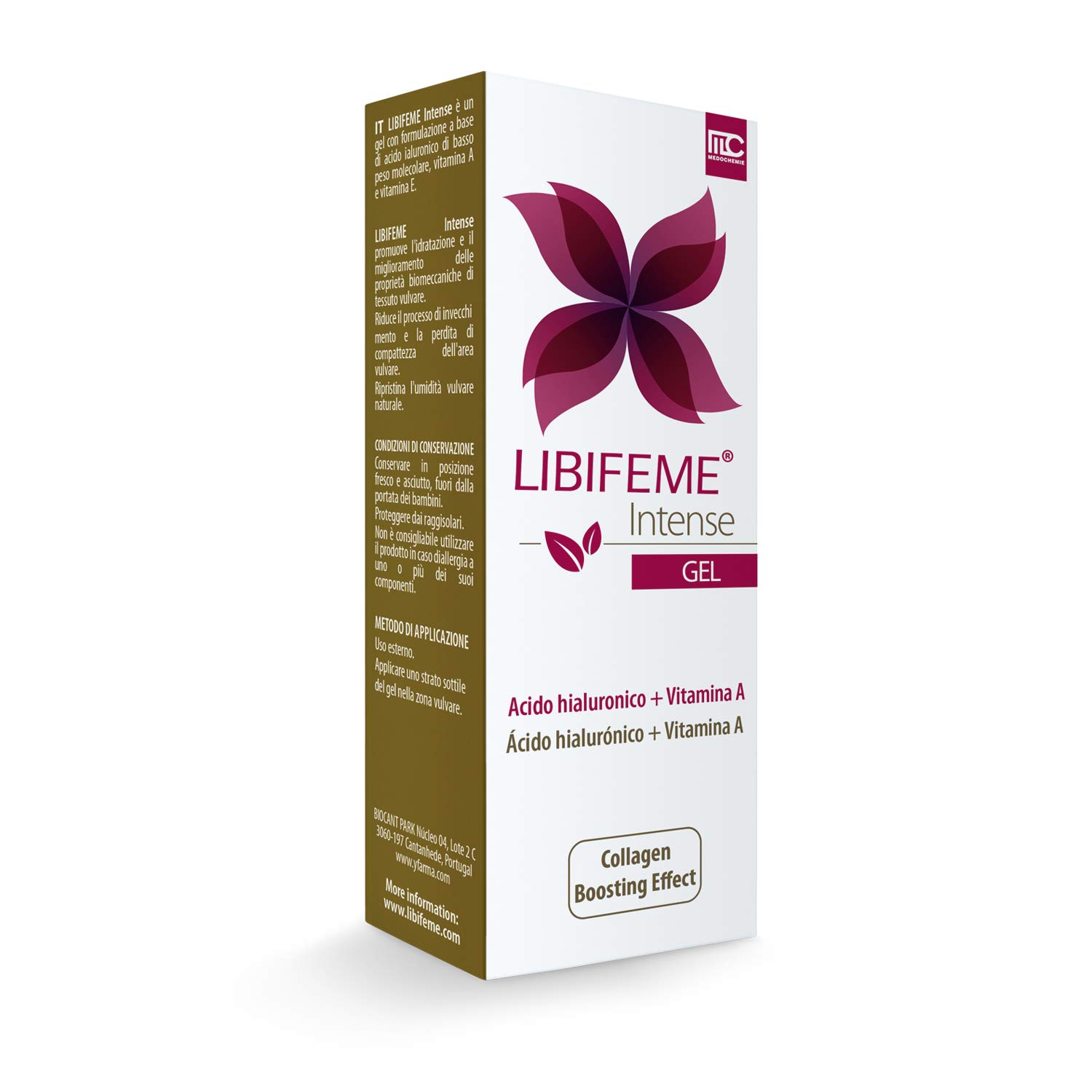 30 ml LBIFEME Intense Gel - Super Moisturiser for Vaginal External Area - Moisturising and Rejuvenation of Women vulvar Area - Relief Vaginal Dryness, Atrophy.in Menopause - External Use