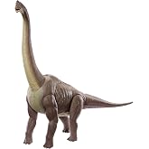 Mattel Jurassic World Brachiosaurus Figure: 28-inches High and 34-inches Long (71.12 cm x 86.36 cm) with Authentic Sculpting, Articulation, Color &amp; Texture, Multicolor