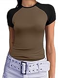 Abardsion Trendy Baby Tees for Women Y2K Shirts