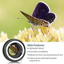 Mcoplus N-PA Metal Auto Focus Macro Extension Tube