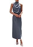 PRETTYGARDEN Women's 2025 Summer Satin Dress