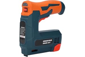 Electric Staple Gun, 2 in 1 Cordless Upholstery Stapler Nail Gun for Wood, 5V Rechargeable Electric Stapler 1000 Staple, Powe