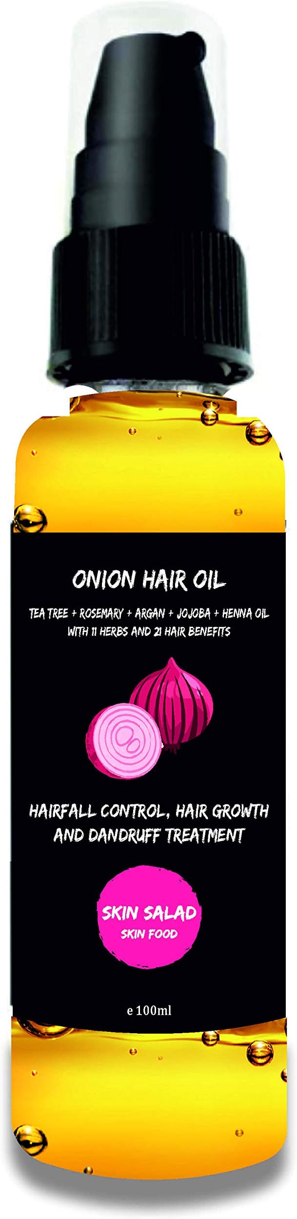 SkinSalad Hairfall Control, Dandruff Treatment and Hair Growth Hair Oil (100 ml)