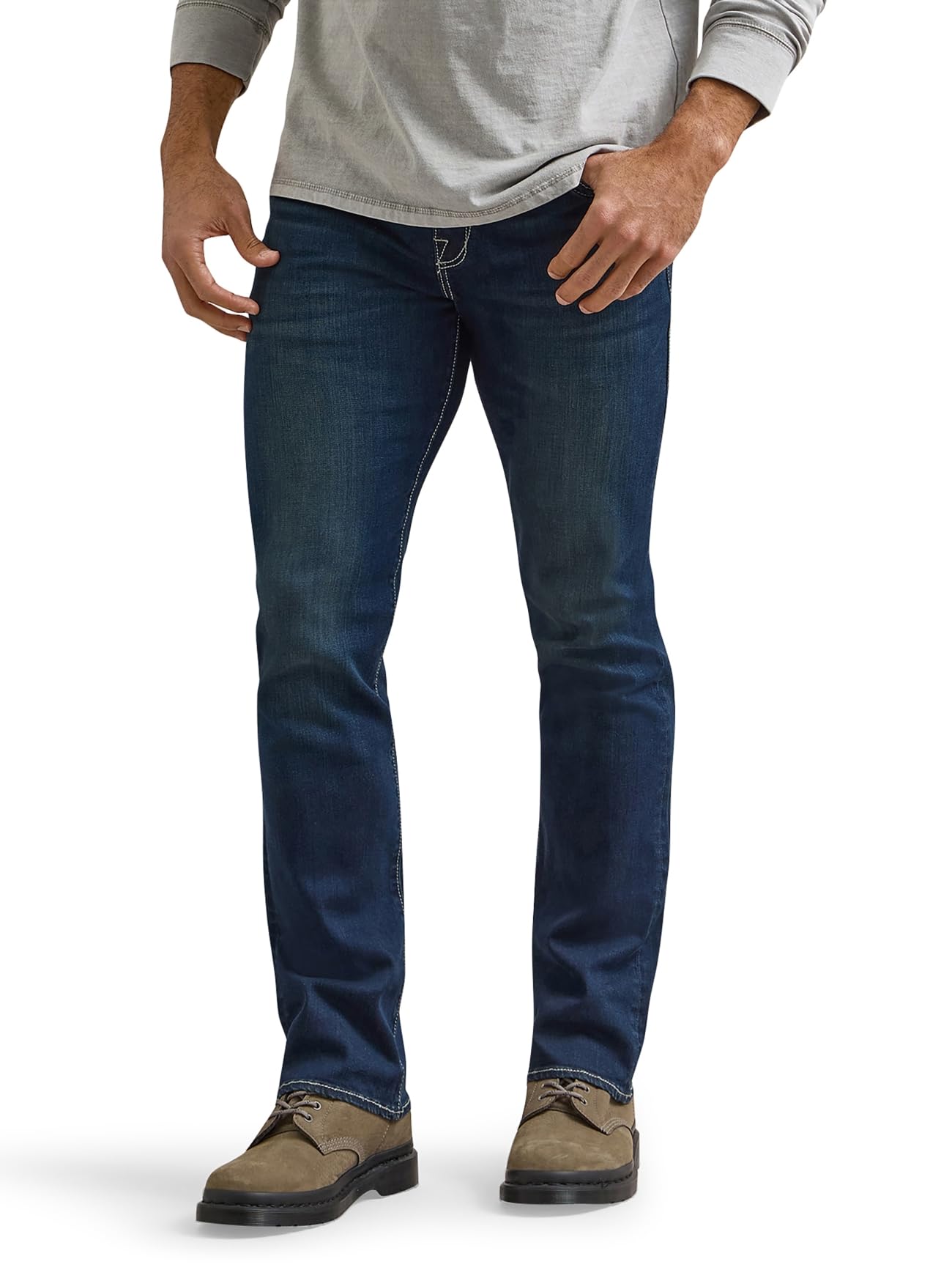 Rock & Republic Men's Mid-Rise Bootcut Jean, One Hunnid, 42W x 30L Image