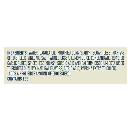 HELLMANN’S MAYONNAISE DRESSING ITALIAN HERB & GARLIC FOR A DELICIOUSLY CREAMY CONDIMENT, WITH REAL INGREDIENTS & NO ARTIFICIAL FLAVORS, 11.5 OZ