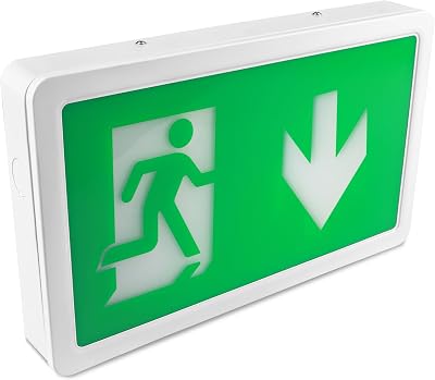 Bright Source Down Arrow Legend Panel for LED Emergency Exit Box Sign Fitting