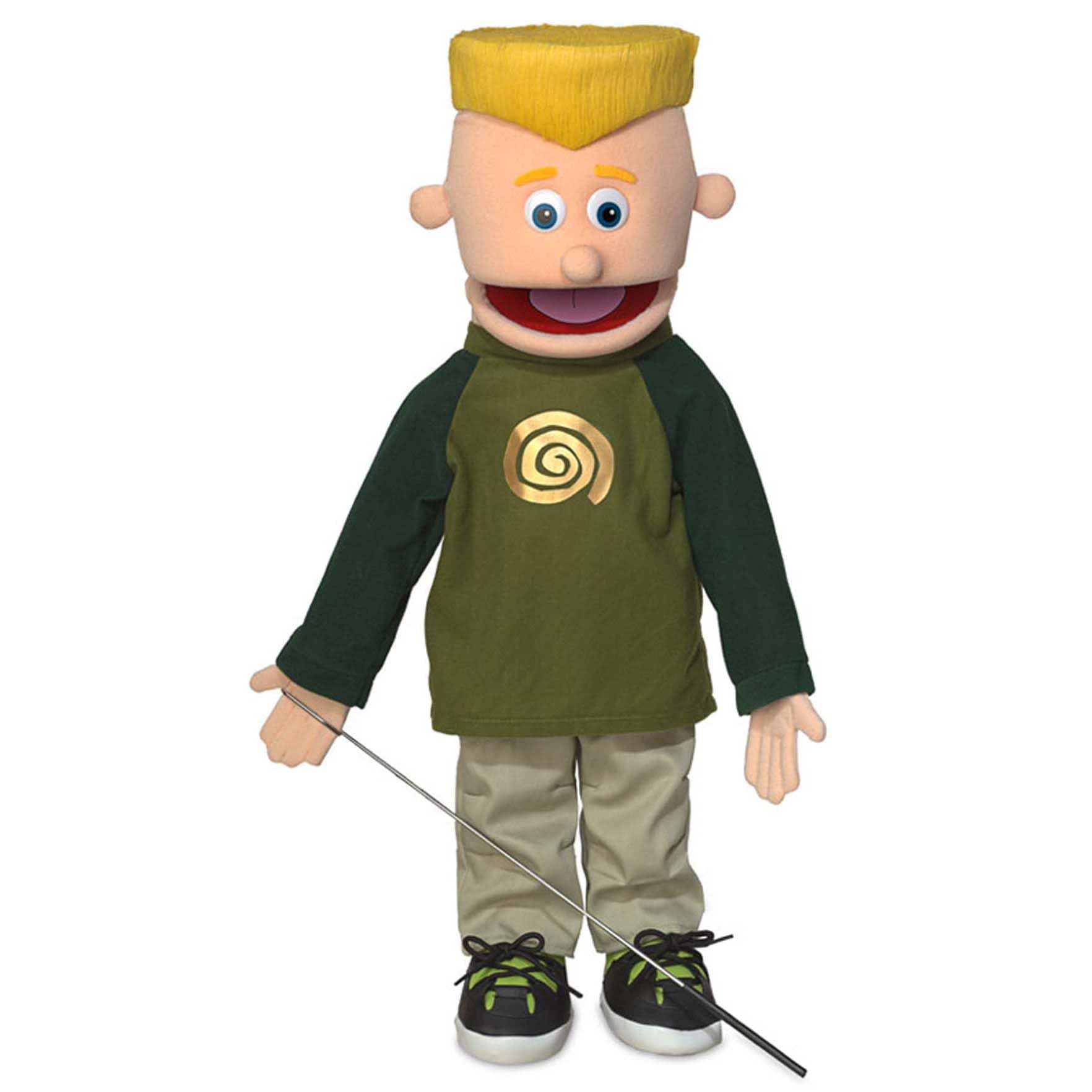 Eddie, Peach Boy, Full Body, Ventriloquist Style Puppet, 65cm