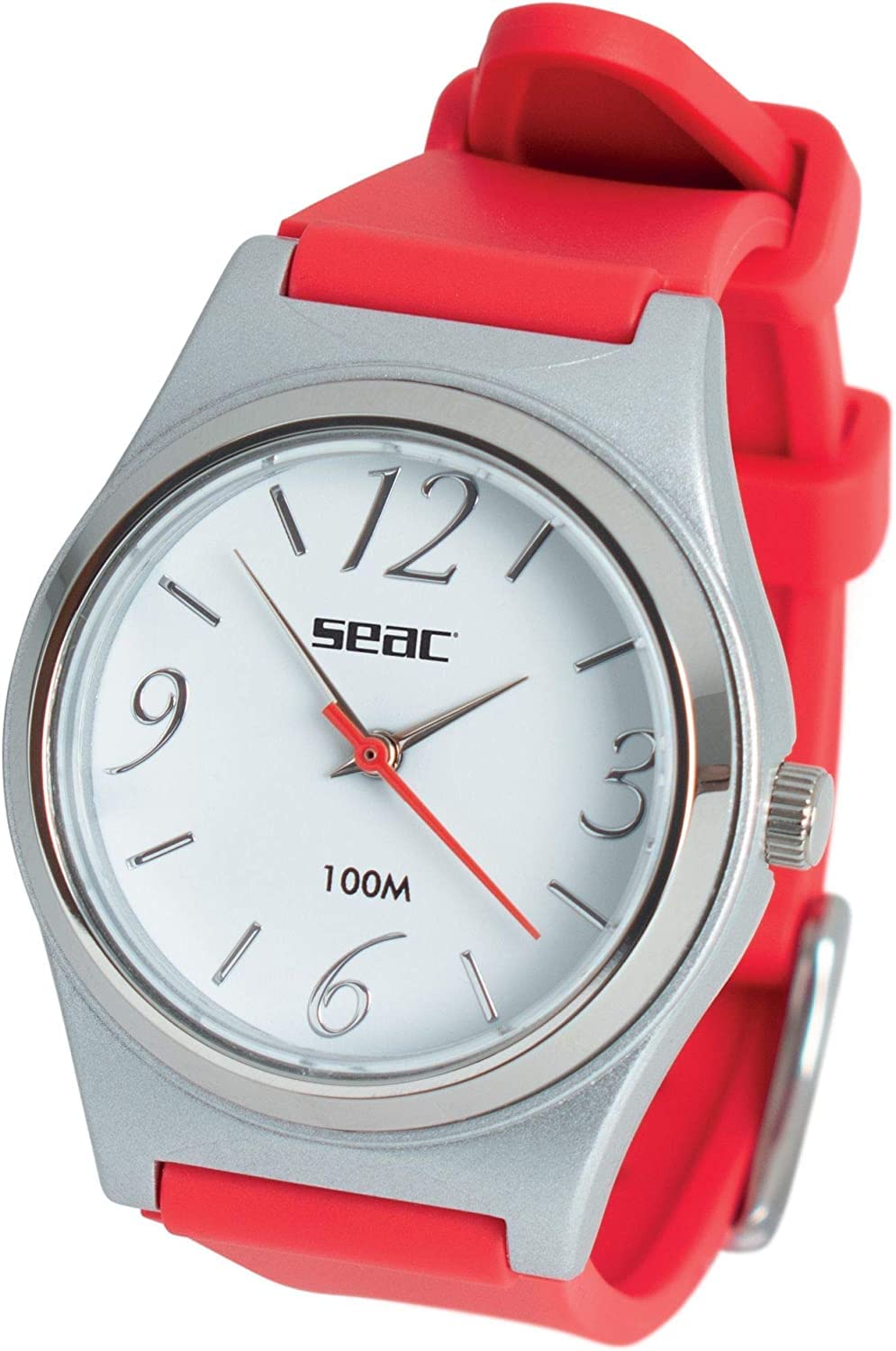 SEAC Classic Women's Watch Water Resistant 100 m Stainless Steel Unisex Adult, Coral