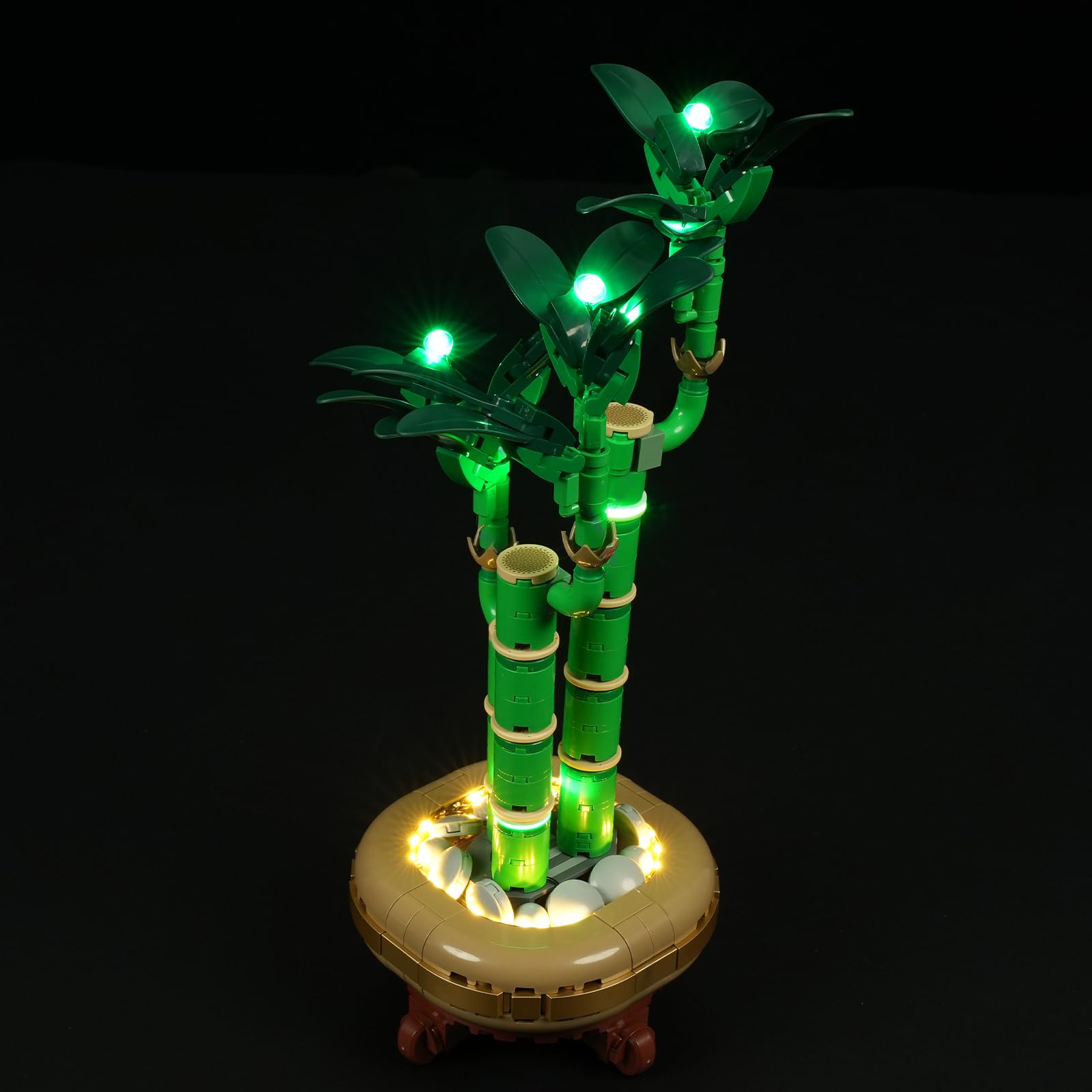 YEABRICKS LED Licht für 10344 The Botanical Collection Glücks-Bambus Bausteine Modell (Bausteine Set Nicht enthalten) 2