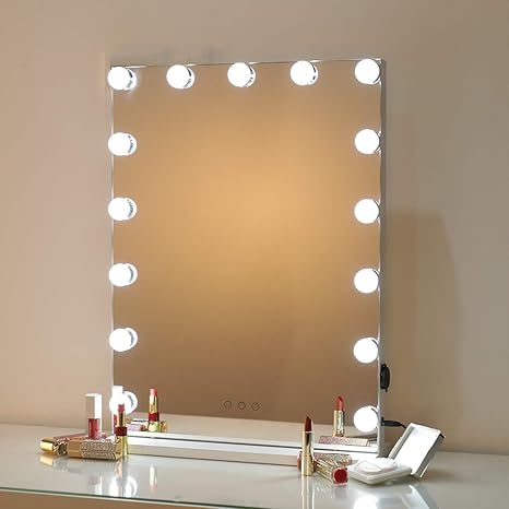 Dayu Hollywood Makeup Cosmetic Mirror With Led Lights For Makeup Dresser Amazon De Kuche Haushalt