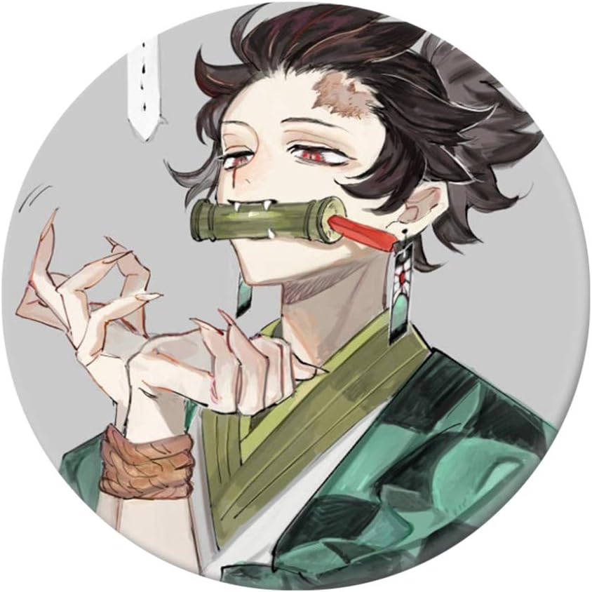 Anime Demon Slayer: Kimetsu no Yaiba Kamado Tanjirou Pin Button Brooch Badge(H14)