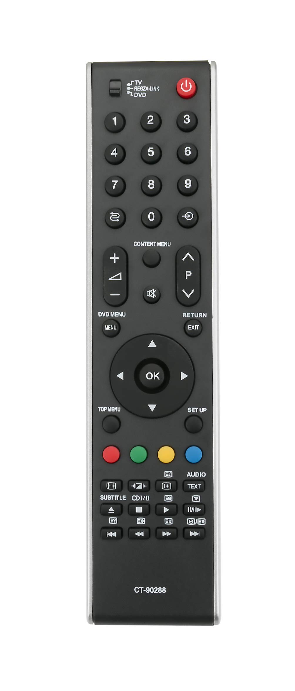 CT-90288 Remote Control Replace - VINABTY CT90288 Replaced Remote Control fit for Toshiba Regza CT-90287 CT-90126 CT 90288 CT-90301 CT90307 CT90287 CT90327 CT90273 CT90274 Remote Controller