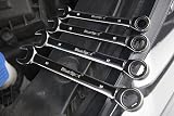 Blue Spot Tools 04310 8Pce Metric Spanner Set 8-19mm Ratchet 72 Teeth view 9