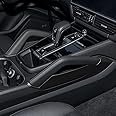 MaKeHoblion Car Center Console Armrest Side Storage Box Mobile Phone Box Holder Organizer Cover Trim for Porsche Cayenne 2018-2024 Car Accessories (Black)
