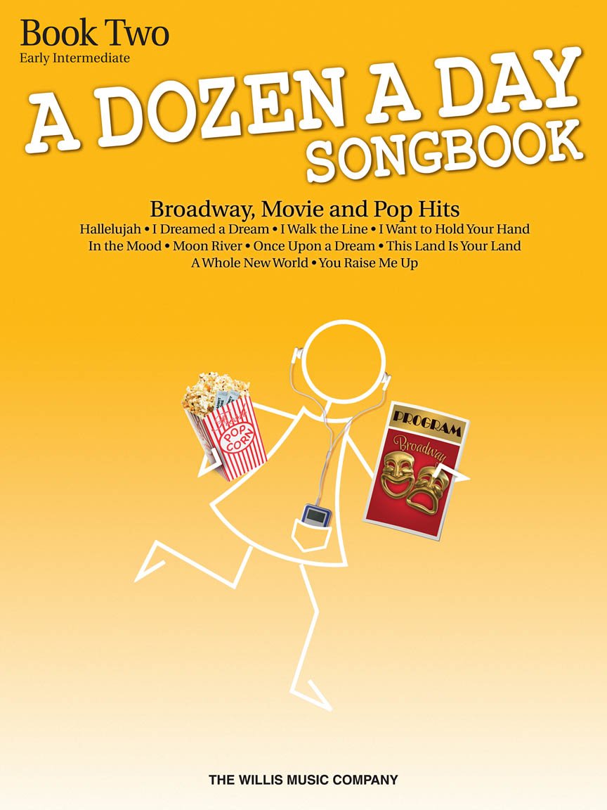 A Dozen A Day Songbook - Book Two | Early Intermediate Piano Sheet Music Collection | Broadway, Movie and Pop Hits for Students and Teachers | Ideal ... Supplement: Early Intermediate Level