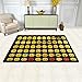 Yochoice Non-slip Area Rugs Home Decor, Stylish Funny Smiling Emoji Emoticon Floor Mat Living Room Bedroom Carpets Doormats 31 x 20 inches