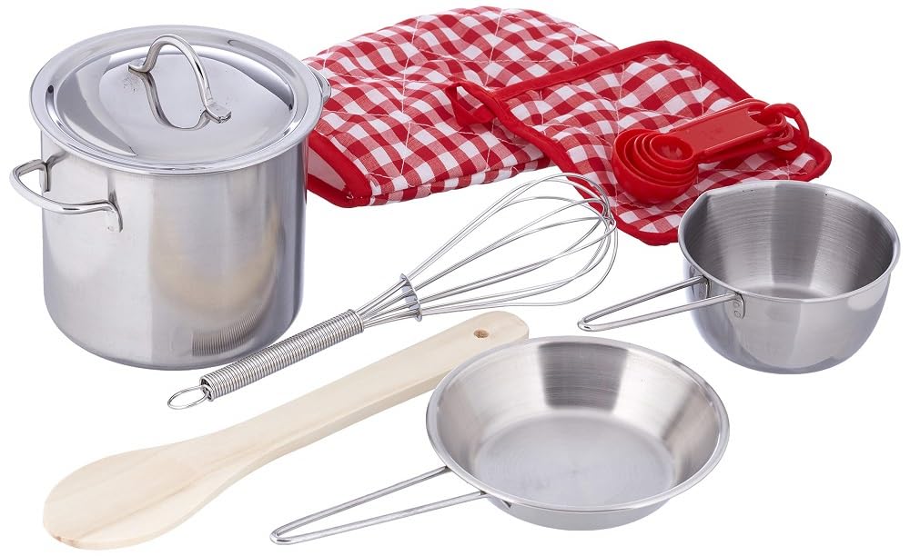 Moses 18000 Stainless Steel Cook Set, 13 Pieces