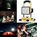 Rechargeable Work Light, BESWILL [15W 24LED] Outdoors Camping Emergency Light with SOS Mode, Portable Floodlight with Built-in Lithium Batteries and 2 USB Ports to Charge Digital Devices (Yellow)