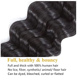 QTHAIR 14A Brazilian Loose Deep Wave Bundle