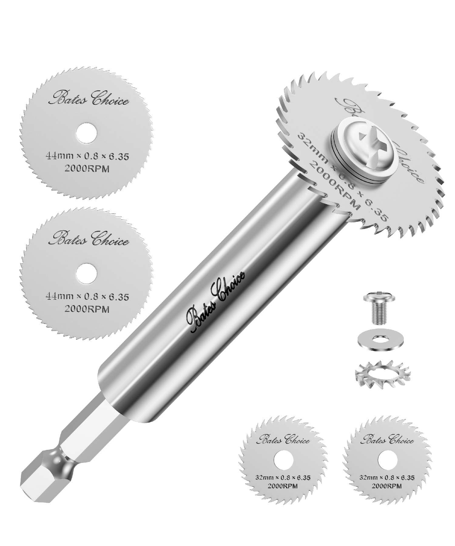 Photo 1 of Bates- Pvc  Inside Cutter with 4 Saw Blades, 1/4" Hex Shank, 1-1/4" & 1-3/4" Or Larger Diameter, Inside PVC Cutter Tool, PVC Inside Pipe Cutter for PVC Pipe Cutter Tool, Inside PVC Pipe Cutter
