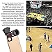 Cell Phone Lens Kit 4 in 1 by Snappy Pics iPhone camera lens, Android, Samsung, Smartphones, HTC, ipad, Tablets, Laptops Glass 10x Zoom Telescope + Fish-eye +Wide-angle + Macro Lens
