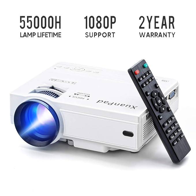 XuanPad Mini Projector Portable videoprojector,55000 Amazon.co.uk