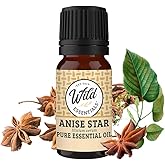 Wild Essentials Anise Star 100% Pure Essential Oil - 10ml, Therapeutic Grade, Made and Bottled in The USA
